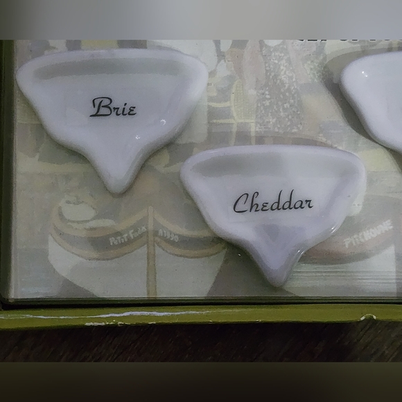 Ceramic Cheese Markers - set of 4 - Picture 2 of 4